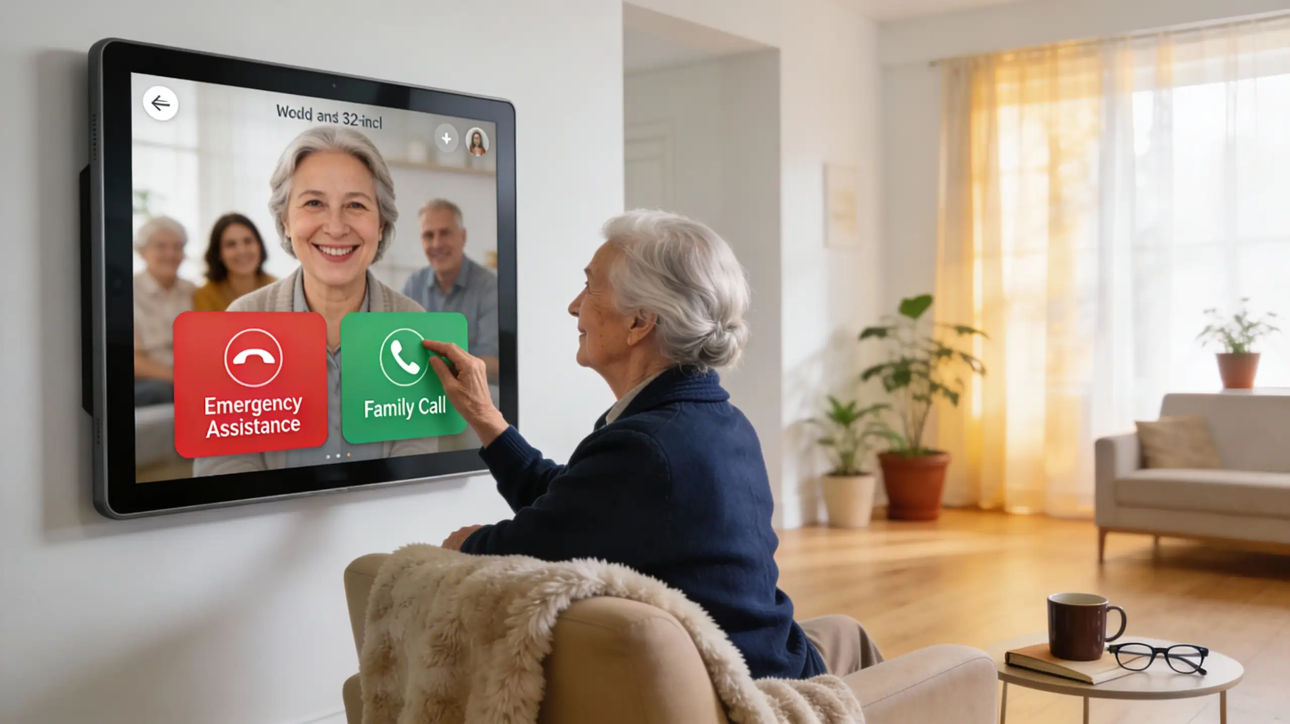 Communication et assistance domotiques pour seniors à Bruxelles