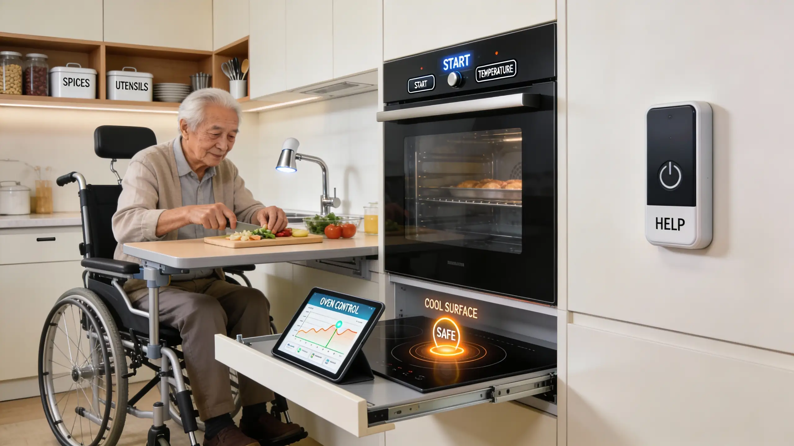 Cuisine intelligente pour seniors et PMR à Bruxelles