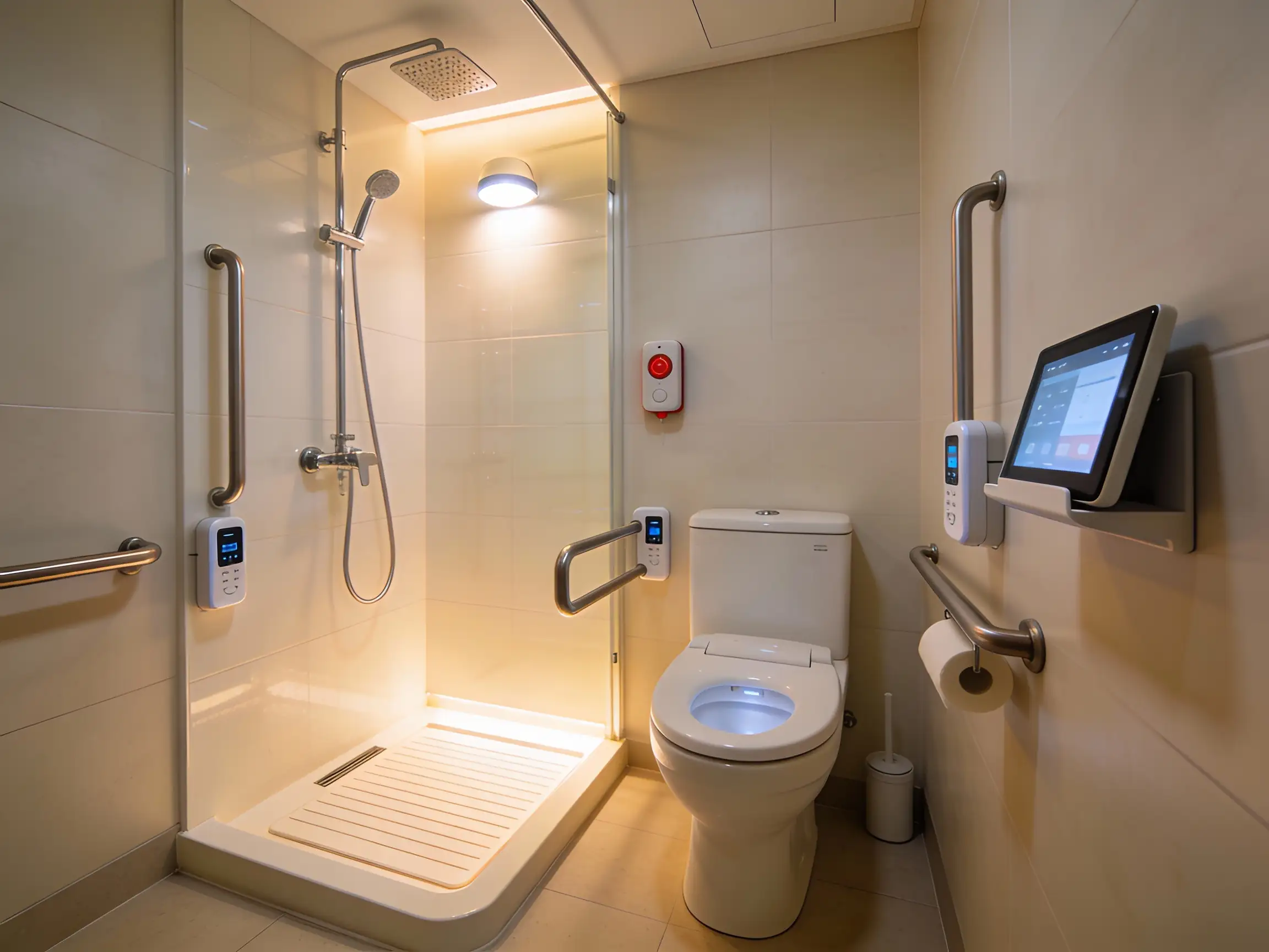 Salle de bain connectée pour seniors et PMR à Bruxelles